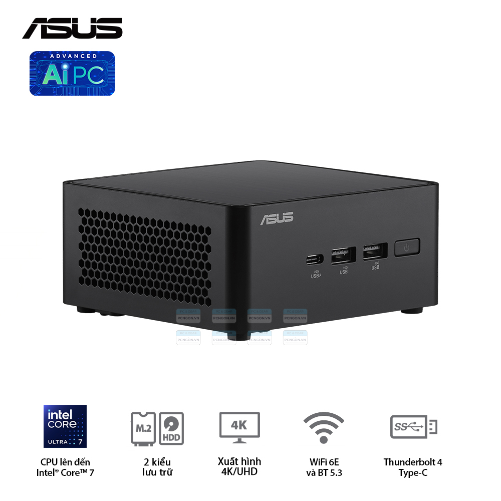 Máy Tính Mini Pc Asus Nuc 14 Pro Tall Intel Core Ultra 5 125h (barebone) 6