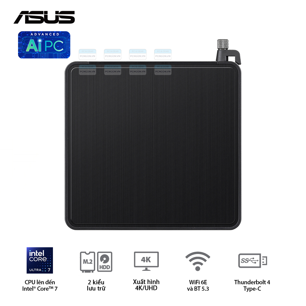 Máy Tính Mini Pc Asus Nuc 14 Pro Tall Intel Core Ultra 5 125h (barebone) 8
