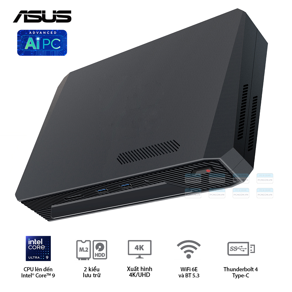Máy Tính Mini Pc Gaming Asus Rog Nuc 14 Performance Intel Core Ultra 7 155h Rtx 4060 (barebone) 4
