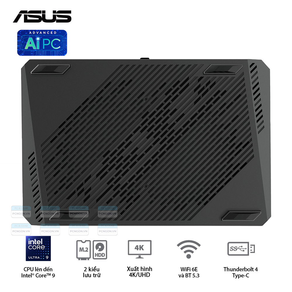 Máy Tính Mini Pc Gaming Asus Rog Nuc 14 Performance Intel Core Ultra 7 155h Rtx 4060 (barebone) 5