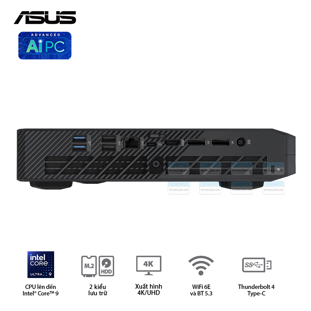 Máy Tính Mini Pc Gaming Asus Rog Nuc 14 Performance Intel Core Ultra 7 155h Rtx 4060 (barebone) 9