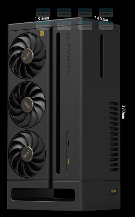 Pc Mini Itx Xikii Industry Ff04 Amd Ryzen 7 7800x3d Proart Rtx 4080 Super 10