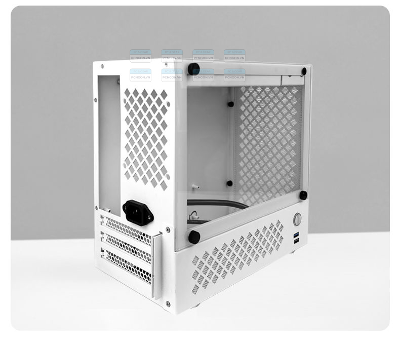 Vỏ Case Máy Tính Mini Itx Alla Ss30 Trắng 2