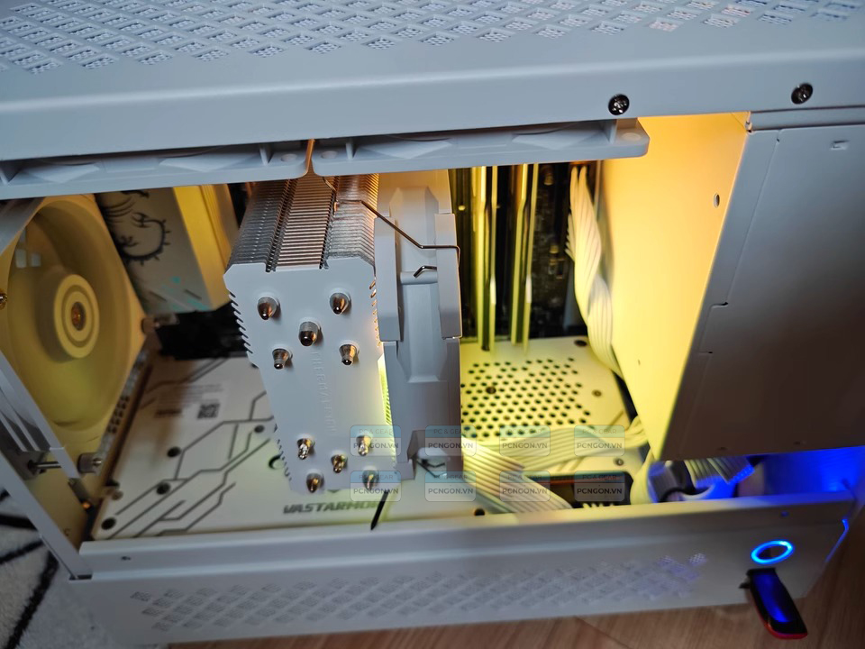 Vỏ Case Máy Tính Mini Itx Alla Ss30 Trắng 6