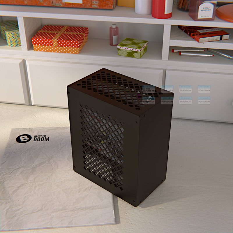 Vỏ Case Máy Tính Mini Itx Alla U1 Đen (thiết Kế Mới) 3