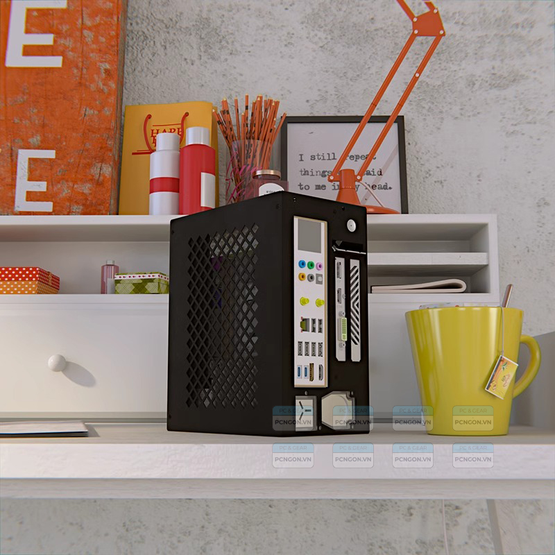 Vỏ Case Máy Tính Mini Itx Alla U1 Đen (thiết Kế Mới) 4