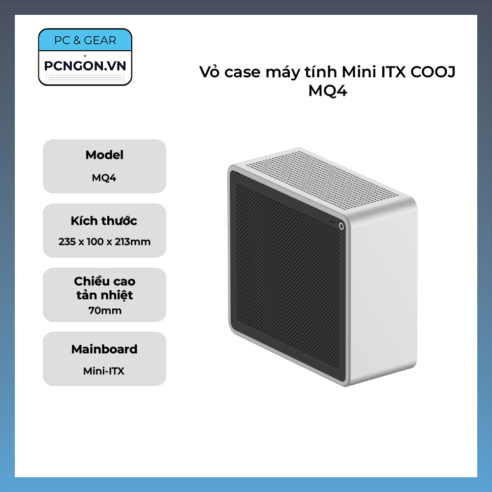 Vỏ Case Máy Tính Mini Itx Cooj Mq4