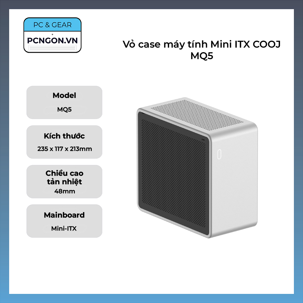 Vỏ Case Máy Tính Mini Itx Cooj Mq5