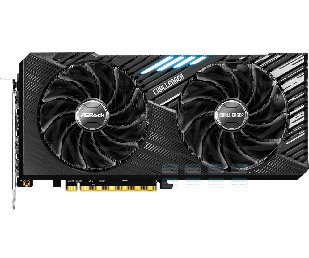 Card Màn Hình Asrock Amd Rx 7600 Xt Challenger 16gb Oc 2