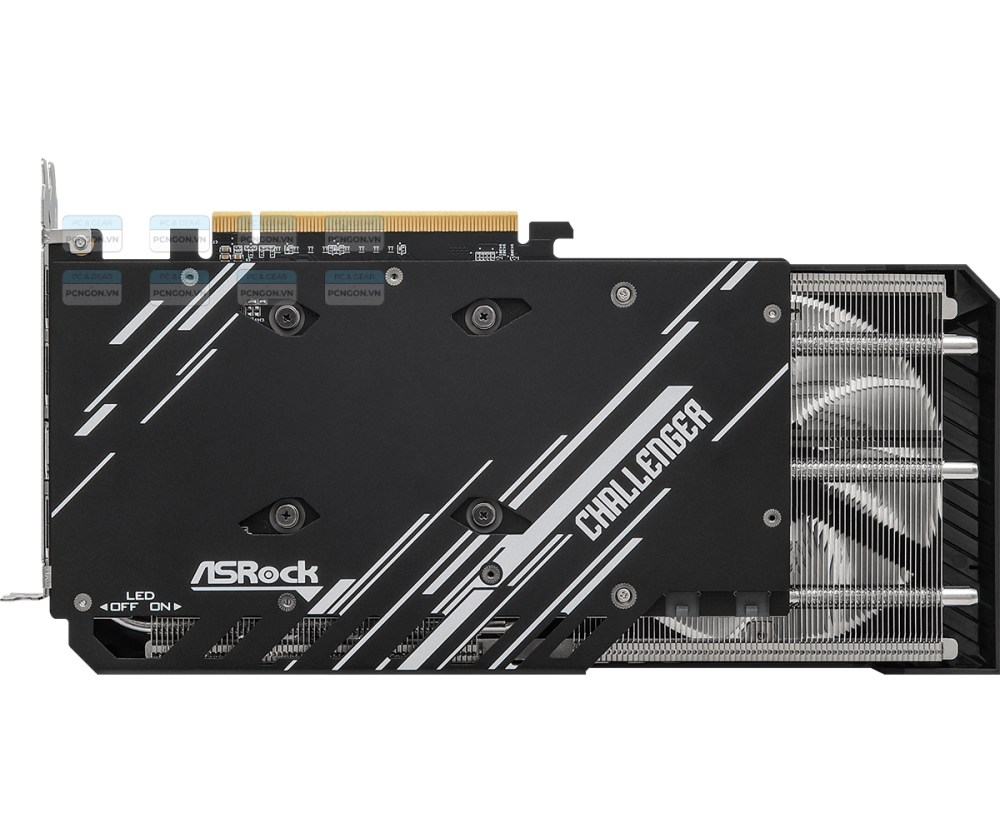 Card Màn Hình Asrock Amd Rx 7600 Xt Challenger 16gb Oc 6