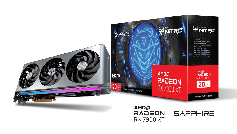 Card Màn Hình Sapphire Nitro Amd Radeon Rx 7900 Xt Vapor-x 20gb Gaming Oc 8
