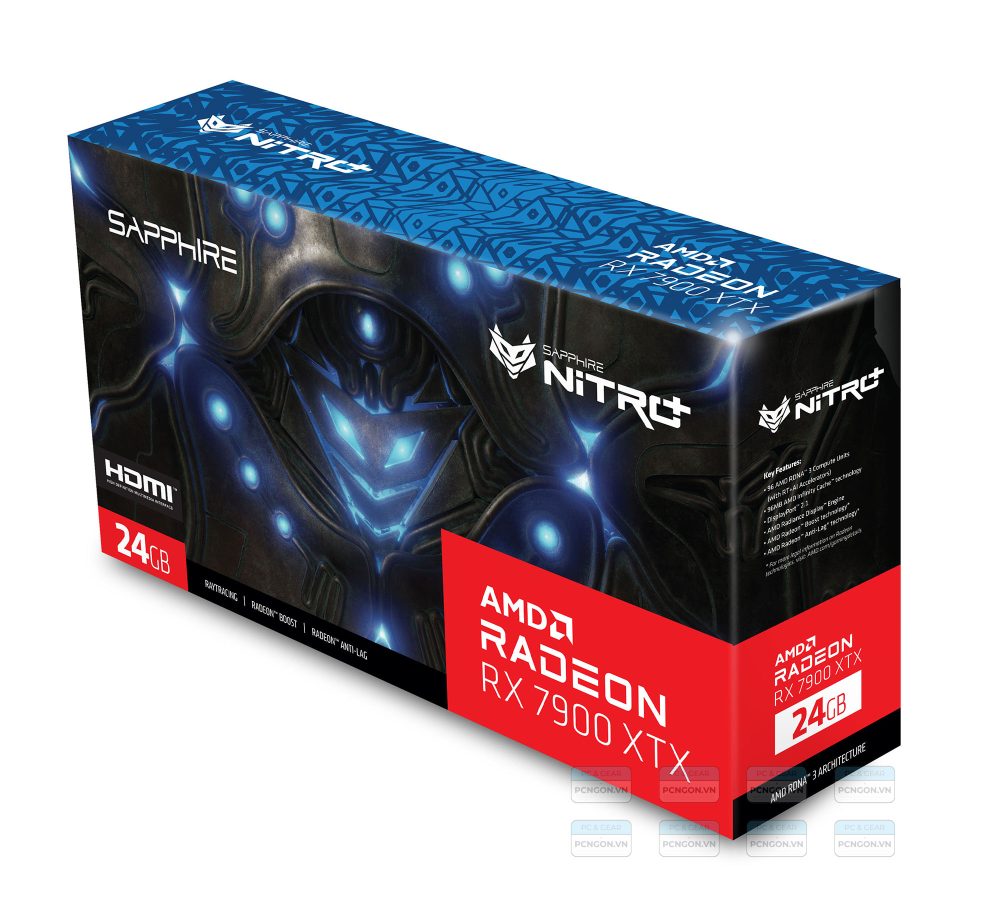 Card Màn Hình Sapphire Nitro Amd Radeon Rx 7900 Xtx Vapor-x 24gb Gaming Oc 6