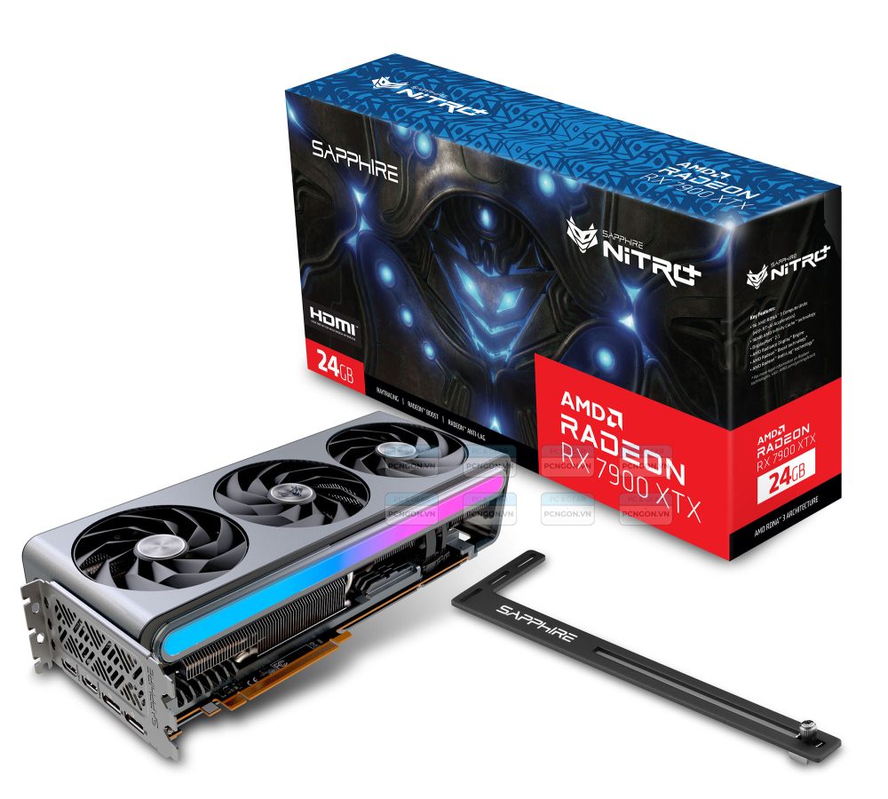Card Màn Hình Sapphire Nitro Amd Radeon Rx 7900 Xtx Vapor-x 24gb Gaming Oc 7