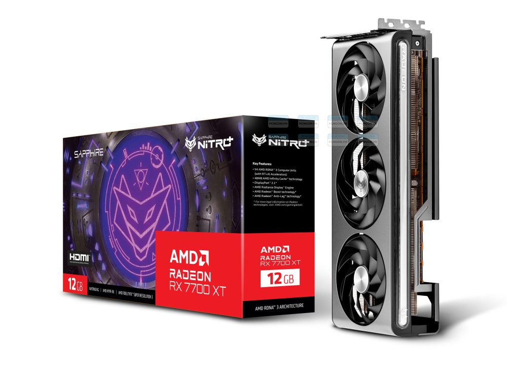 Card Màn Hình Sapphire Nitro Amd Radeon Rx 7700 Xt 12gb 1