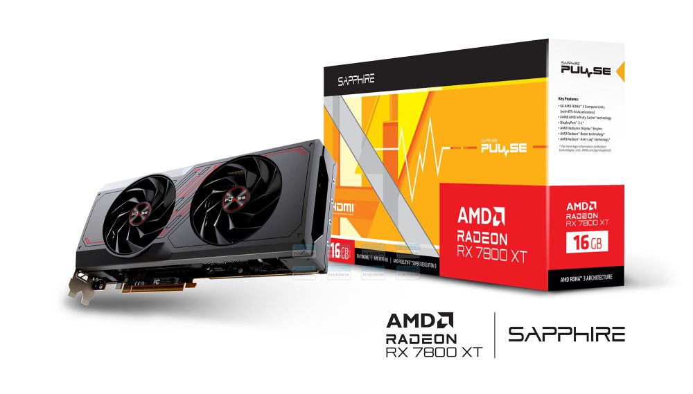 Card Màn Hình Sapphire Pulse Amd Radeon Rx 7800 Xt 16gb 9