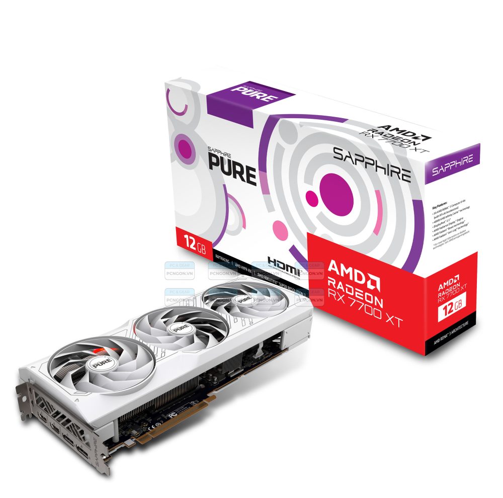 Card Màn Hình Sapphire Pure Amd Radeon Rx 7700 Xt 12gb 7