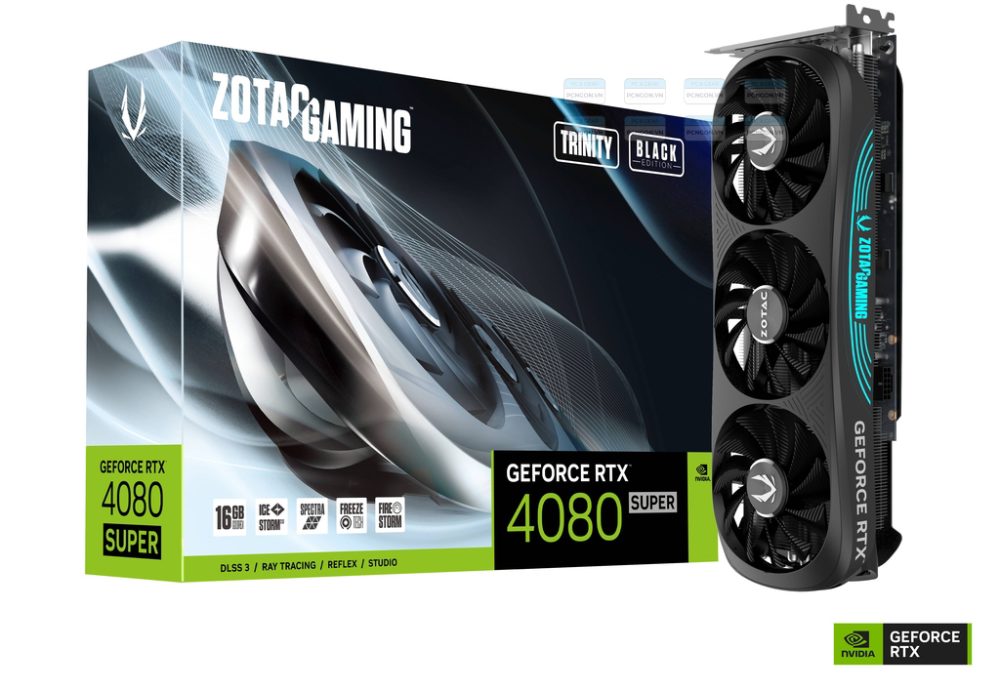 Card Màn Hình Zotac Gaming Geforce Rtx 4080 Super Trinity Black Edition 16gb Gddr6x 6