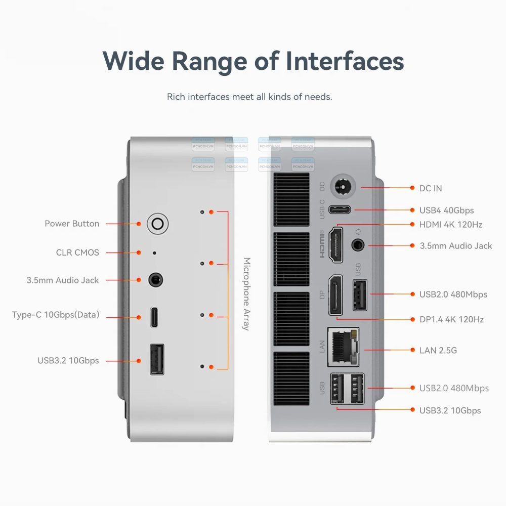 Máy Tính Mini Pc Beelink Ser9 Pro Amd Ryzen Ai Zyen 9 365 Ai Pc (ram 32gb, 0gb Ssd) 2