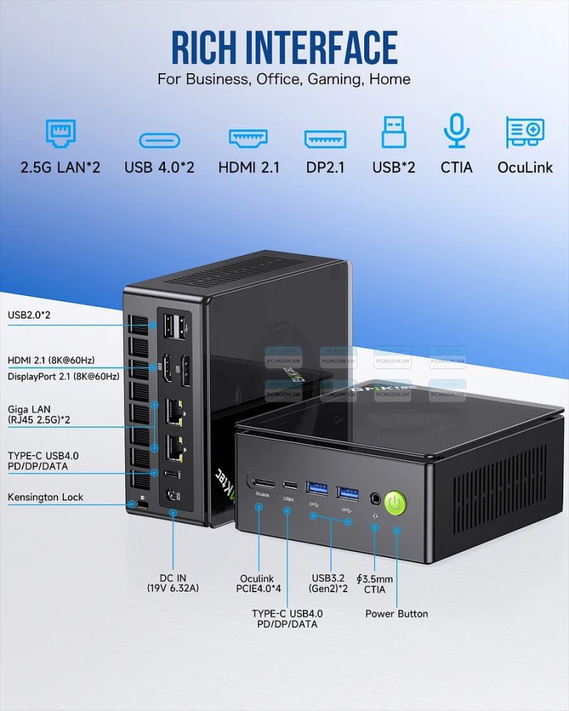 Máy Tính Mini Pc Gmktec K8 Plus Amd Ryzen 7 8845hs 4