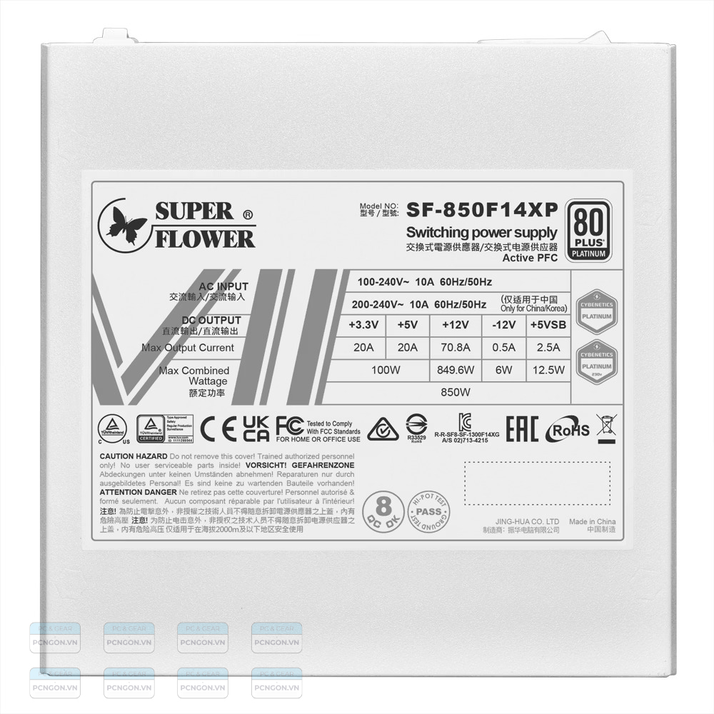 Nguồn Super Flower Leadex Vii Platinum Pro 1000w Atx 3.1 White 10