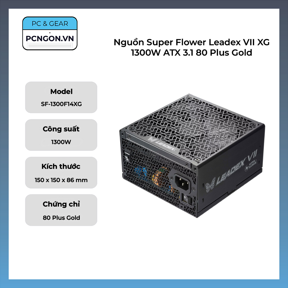 Nguồn Super Flower Leadex Vii Xg 1300w Atx 3.1 80 Plus Gold