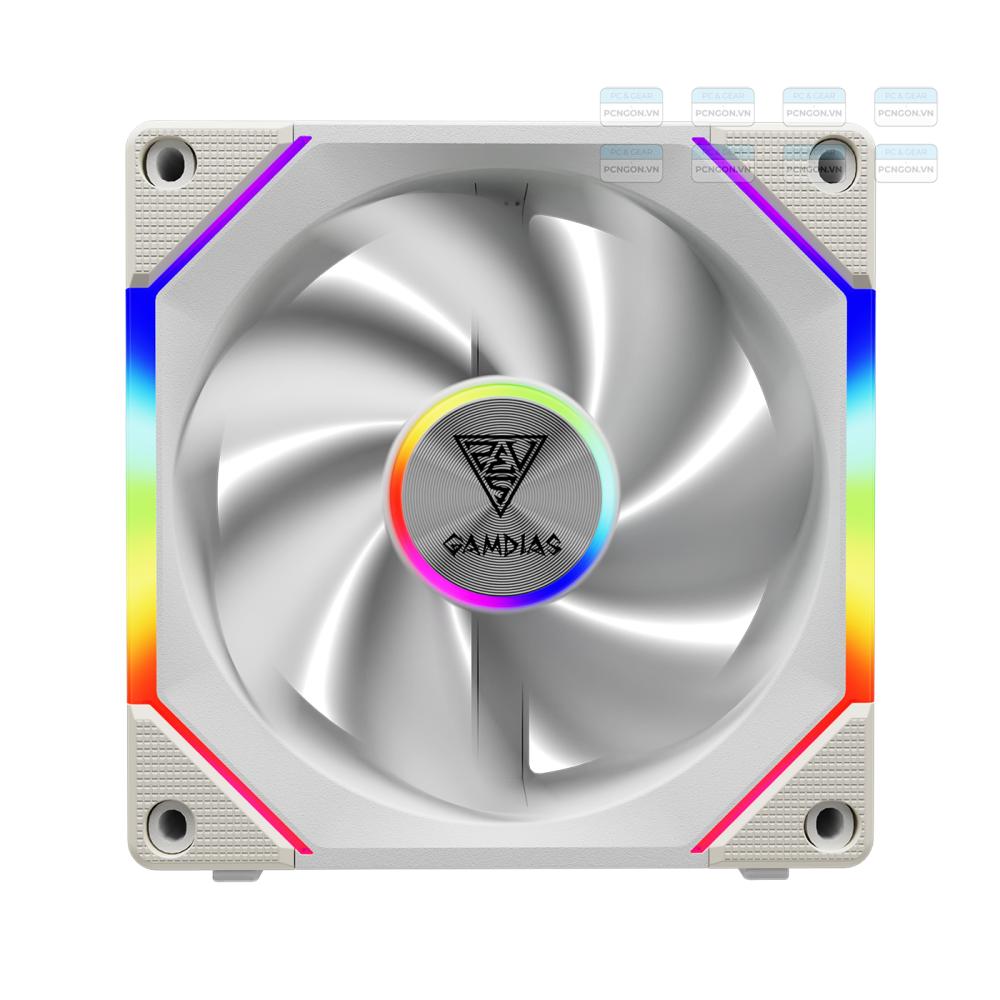Quạt Tản Nhiệt Gamdias Aeolus P2-1201 White 1