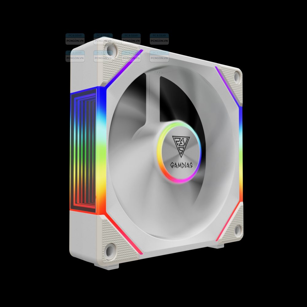 Quạt Tản Nhiệt Gamdias Aeolus P2-1201 White 2