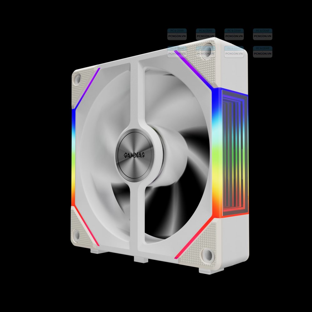 Quạt Tản Nhiệt Gamdias Aeolus P2-1201 White 3