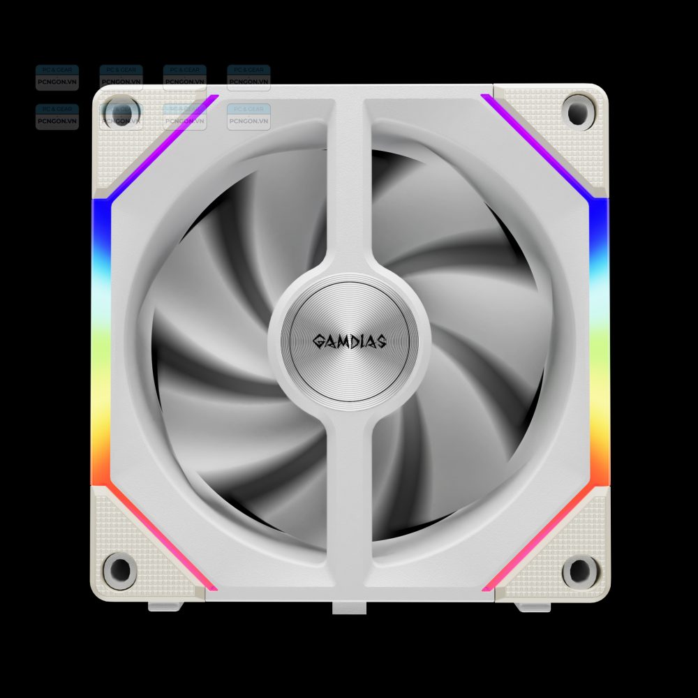 Quạt Tản Nhiệt Gamdias Aeolus P2-1201 White 4