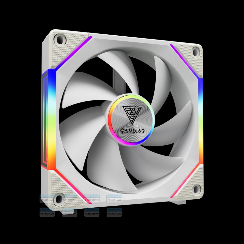 Quạt Tản Nhiệt Gamdias Aeolus P2-1201 White 5