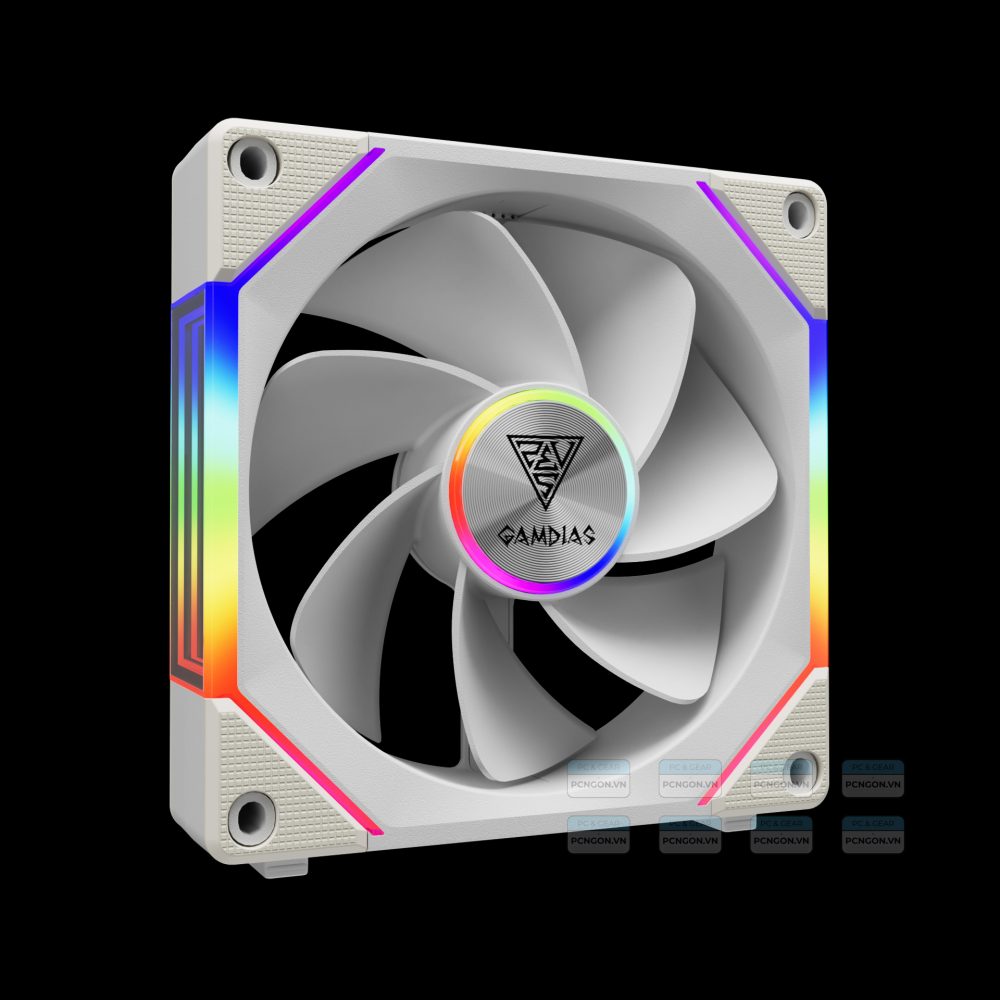 Quạt Tản Nhiệt Gamdias Aeolus P2-1201 White 6
