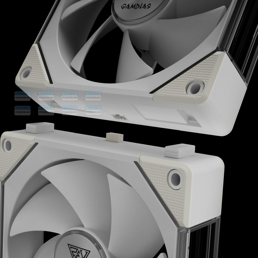 Quạt Tản Nhiệt Gamdias Aeolus P2-1201 White 7