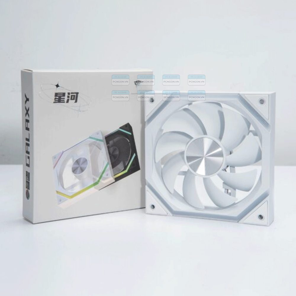 Quạt Tản Nhiệt Leopard Galaxy Argb White Pack 3 2
