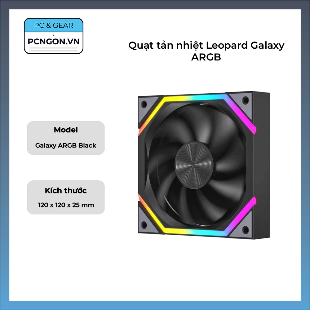 Quạt Tản Nhiệt Leopard Galaxy Argb