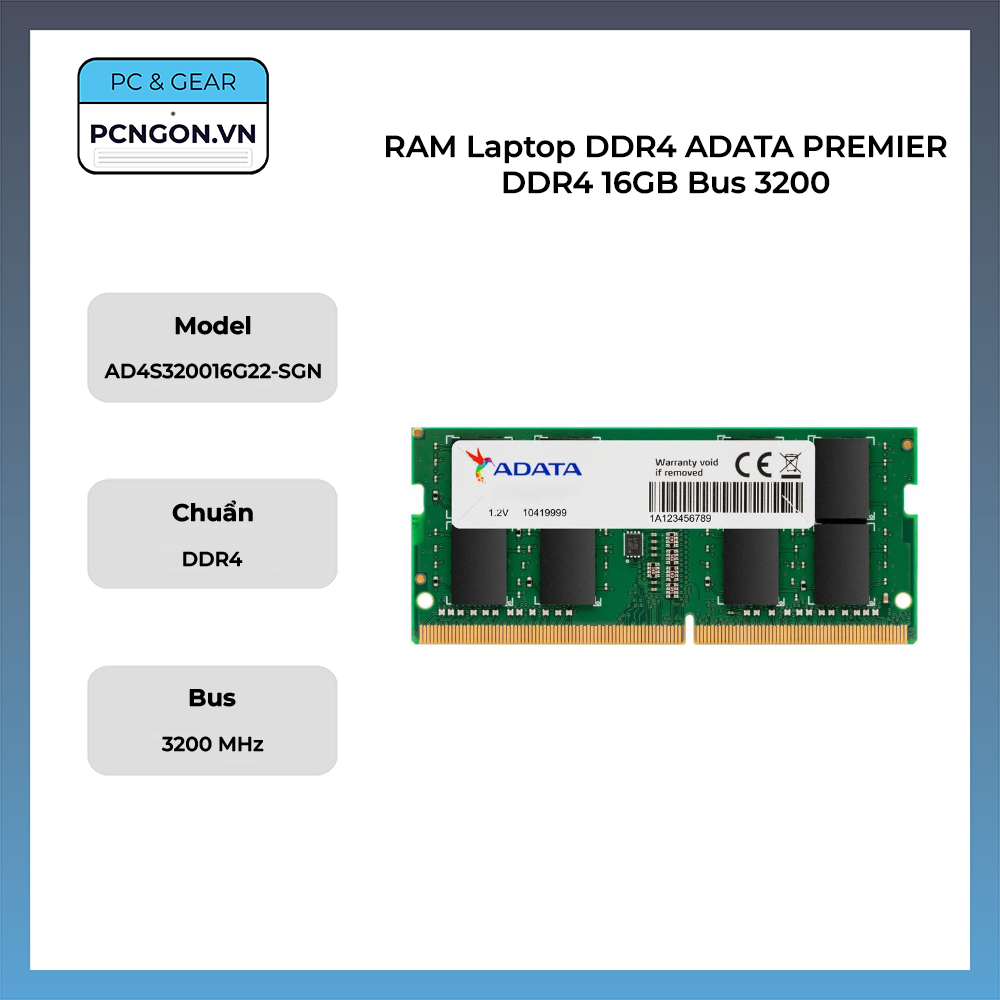Ram Laptop Ddr4 Adata Premier Ddr4 16gb Bus 3200