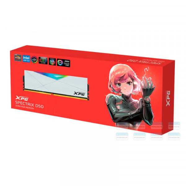 Ram Pc Ddr4 Adata Xpg Spectrix D50 Rgb 16gb Ddr4 3600mhz 2