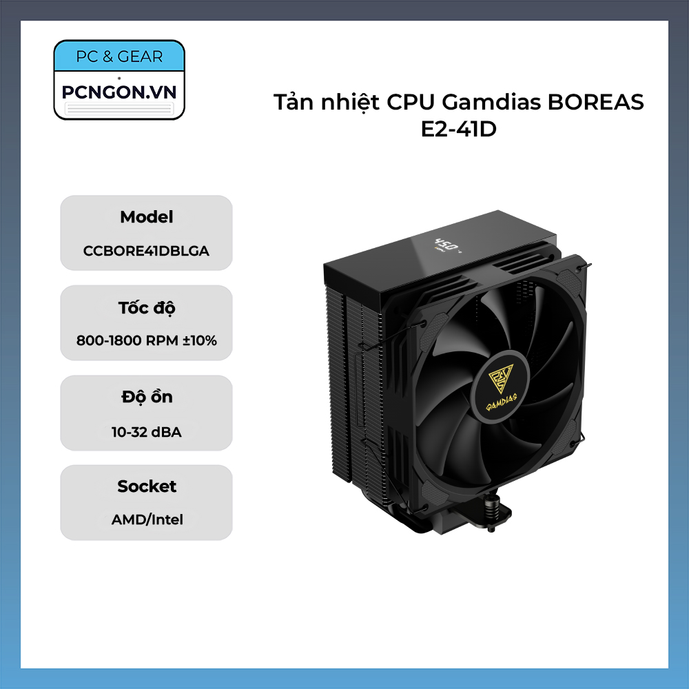 Tản Nhiệt Cpu Gamdias Boreas E2-41d