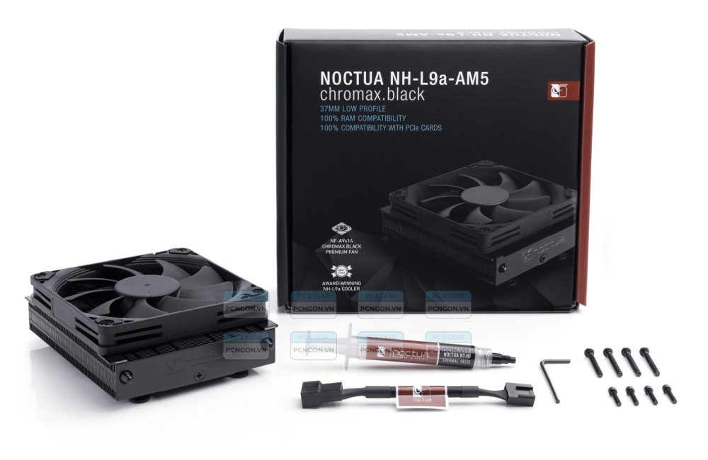 Tản Nhiệt Cpu Noctua Nh-l9a-am5 Chromax Black 4