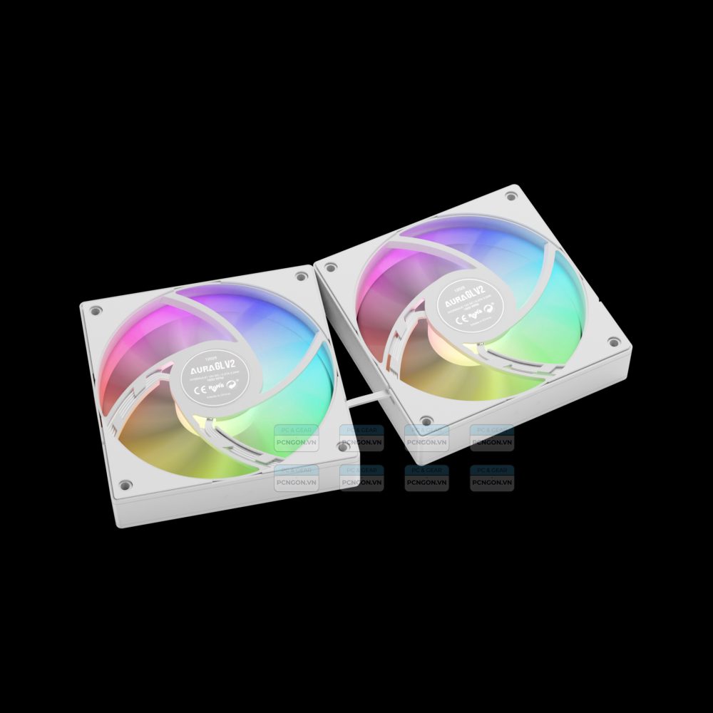Tản Nhiệt Nước Aio Gamdias Aura Gl240 V2 Argb White 6