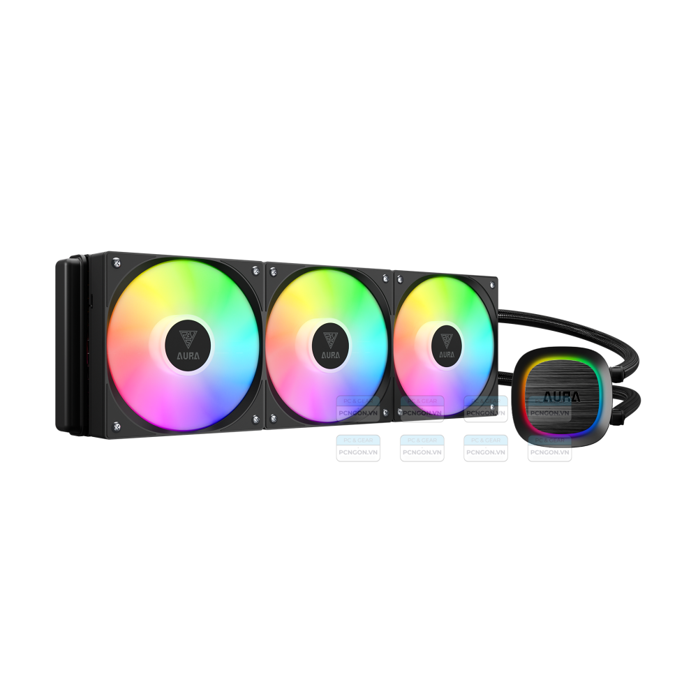Tản Nhiệt Nước Aio Gamdias Aura Gl360 V2 Argb Black 1