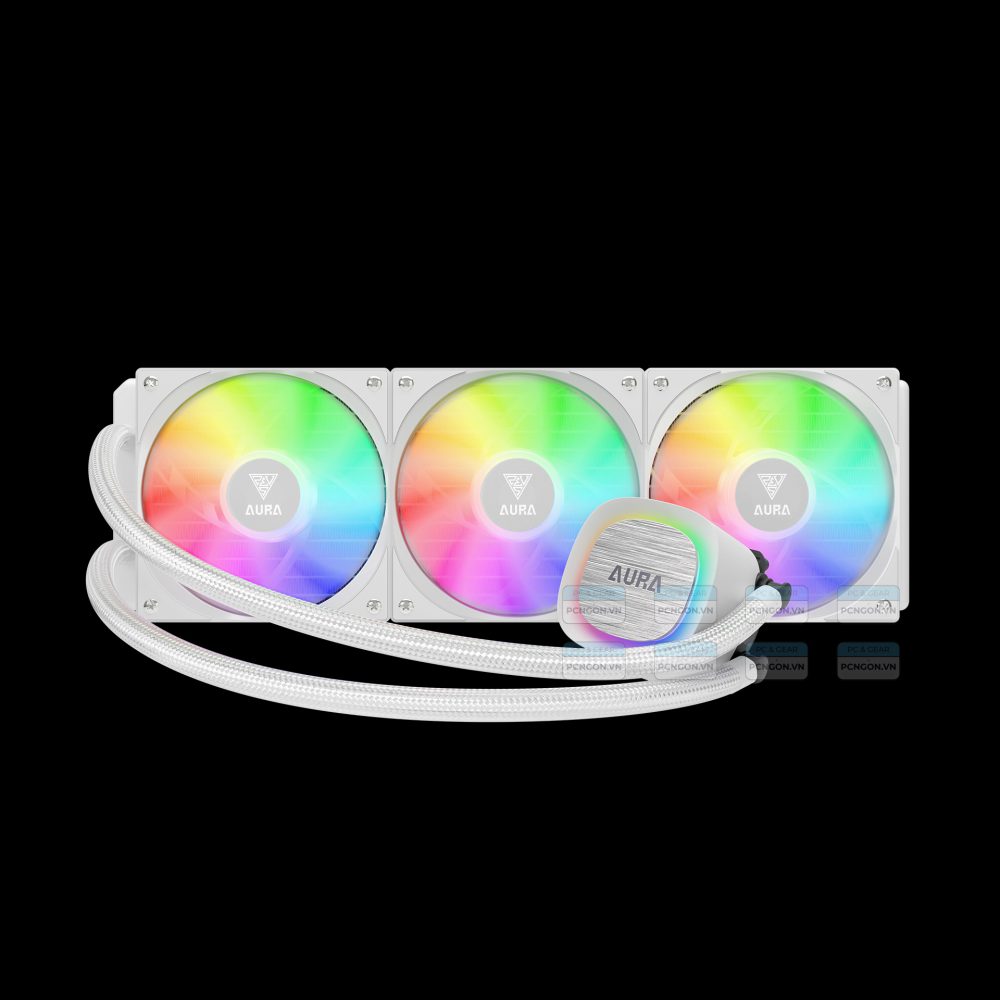 Tản Nhiệt Nước Aio Gamdias Aura Gl360 V2 Argb White 2