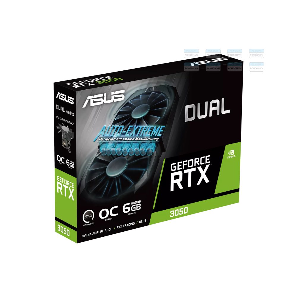 Card Màn Hình Asus Dual Geforce Rtx 3050 Oc Edition 6gb Gddr6 7