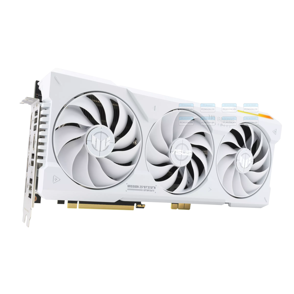 Card Màn Hình Asus Tuf Gaming Geforce Rtx 4070 Ti Super Btf White Oc Edition 16gb Gddr6x 2