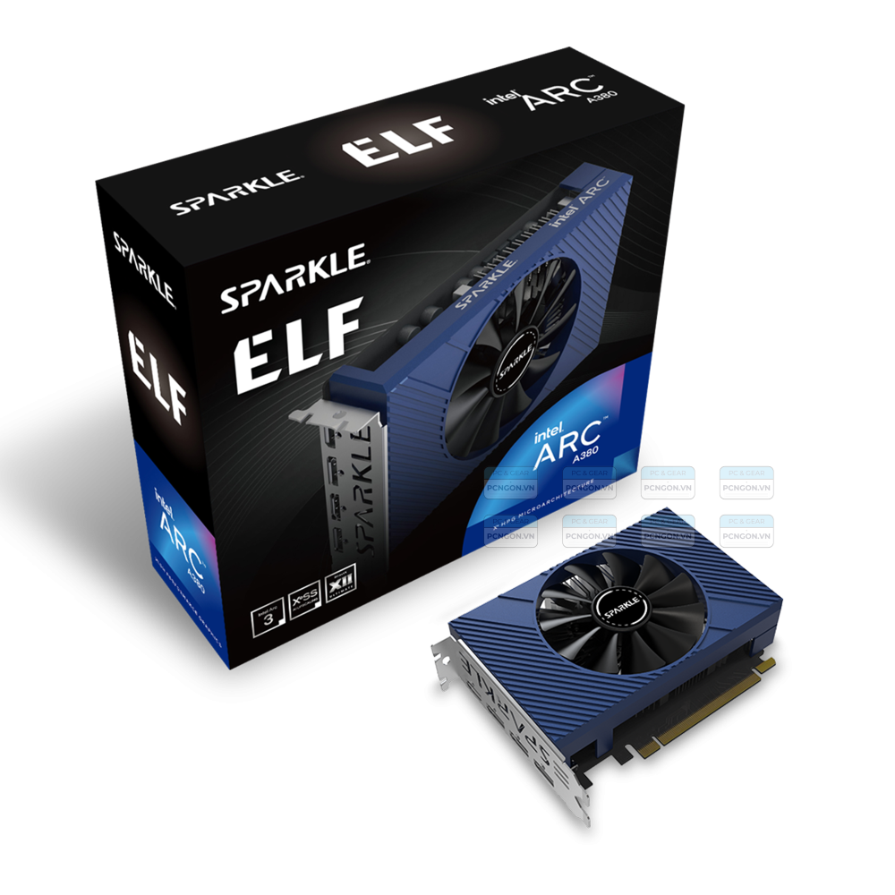 Card Màn Hình Sparkle Intel Arc A380 Elf 6gb Gddr6 1