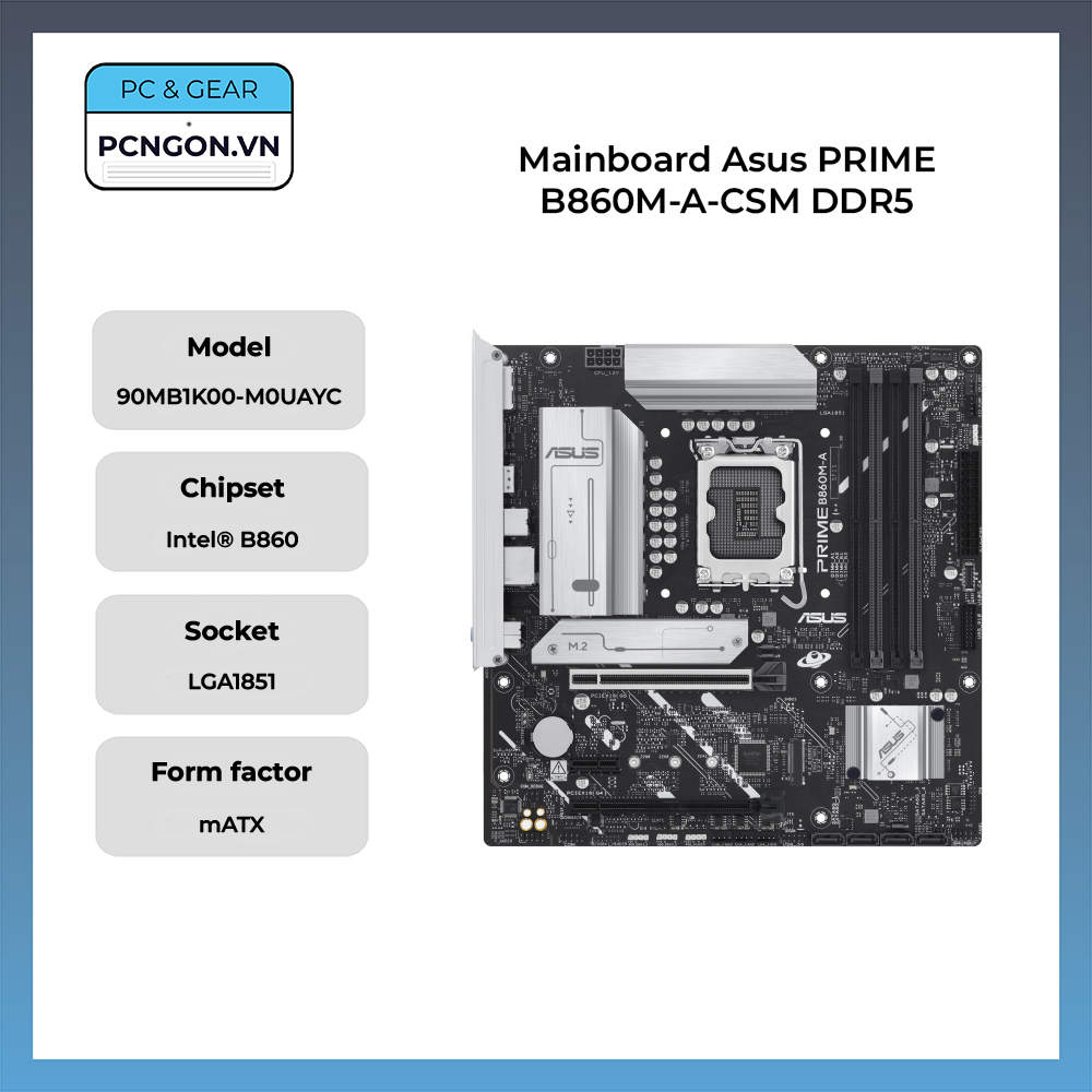 Mainboard Asus Prime B860m-a-csm Ddr5