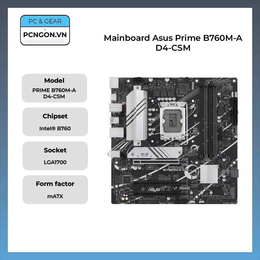Mainboard Asus Prime B760m-a D4-csm
