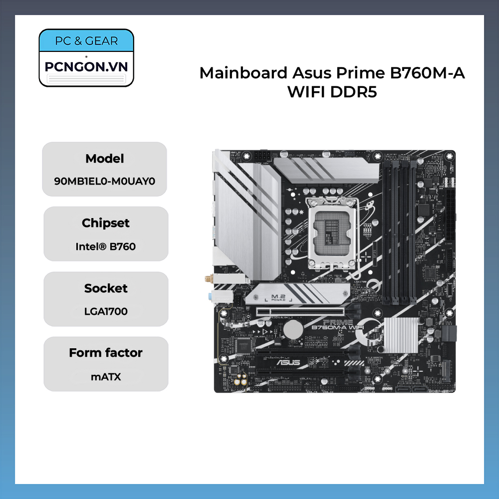 Mainboard Asus Prime B760m-a Wifi Ddr5