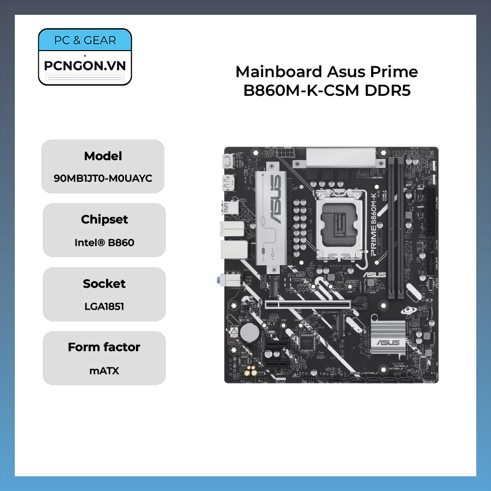 Mainboard Asus Prime B860m-k-csm Ddr5