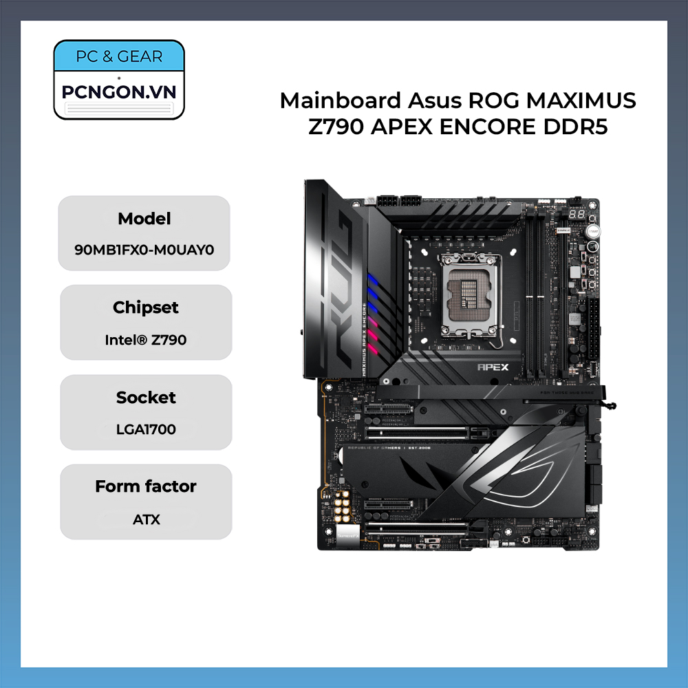 Mainboard Asus Rog Maximus Z790 Apex Encore Ddr5