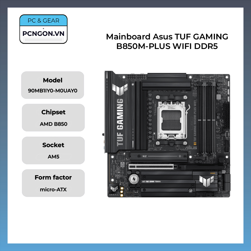 Mainboard Asus Tuf Gaming B850m-plus Wifi Ddr5